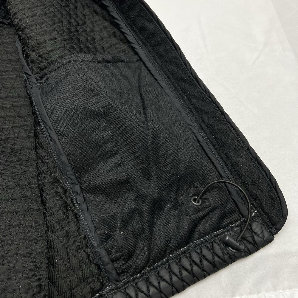 Columbia Women's Vest Black Faux Fur Collar Micro Quilted Full Zip Size Medium - Picture 9 of 11